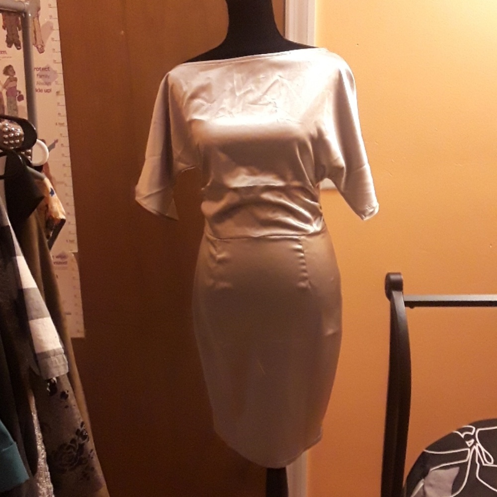 OrderPlus Gorgeous silver dress